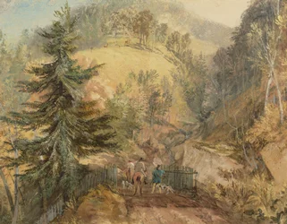Der Chevin, Otley, um 1818